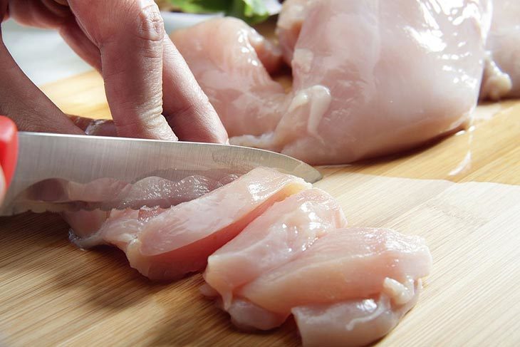how to cut chicken breast