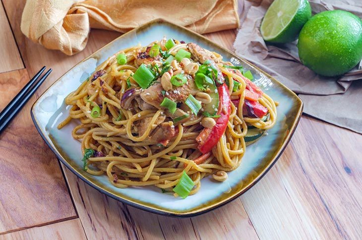 Well-balanced Version Of Spicy Peanut Butter Noodles