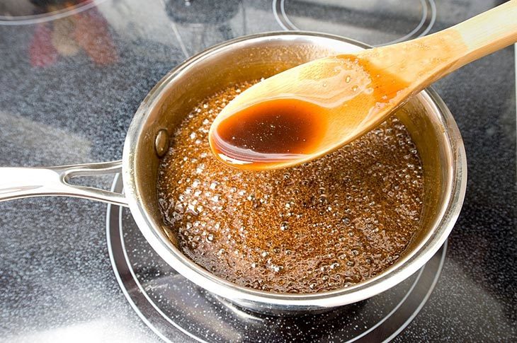 how to soften caramel that is too hard using Stove