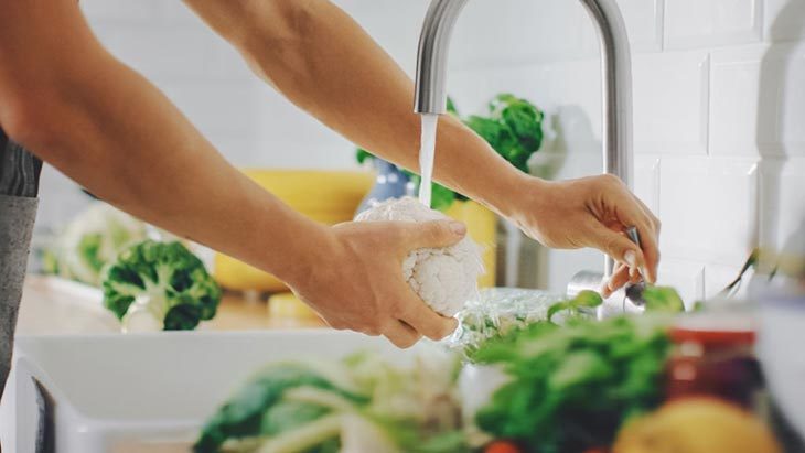 how to clean cauliflower