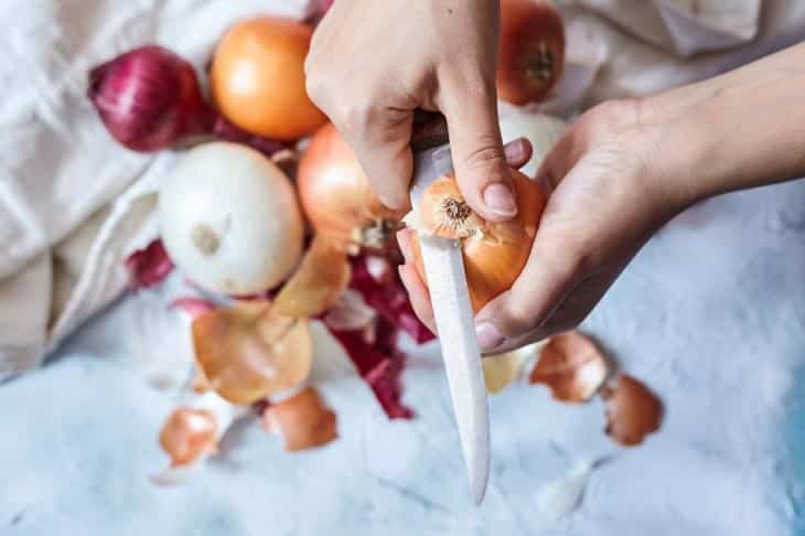 how to chop shallots