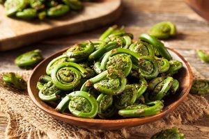 How To Clean Fiddleheads