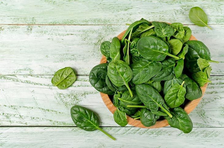 how to measure spinach