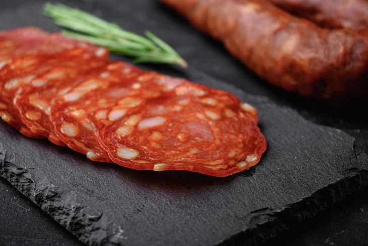 Chorizo texture