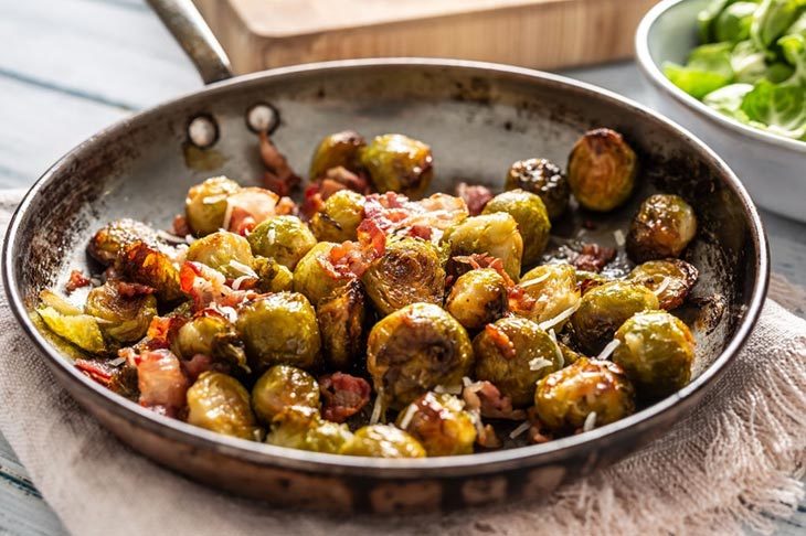 Bacon Balsamic Brussels Sprouts