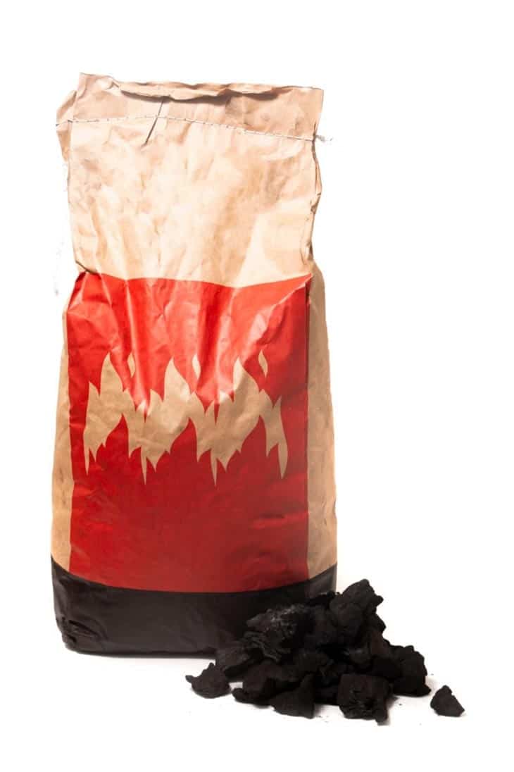 how to open charcoal bag