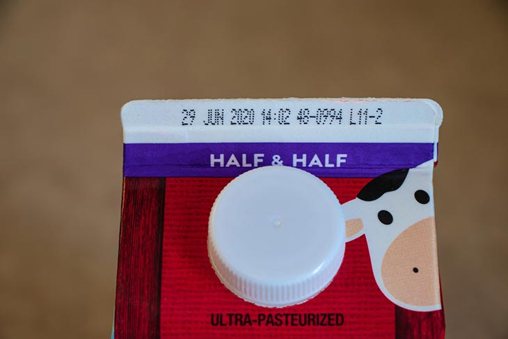 How to store half and half