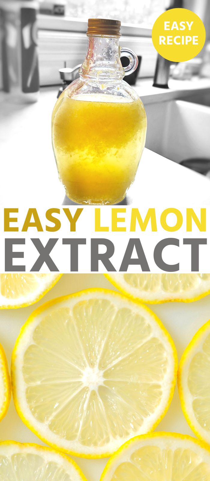 Easy to make lemon extract recipe