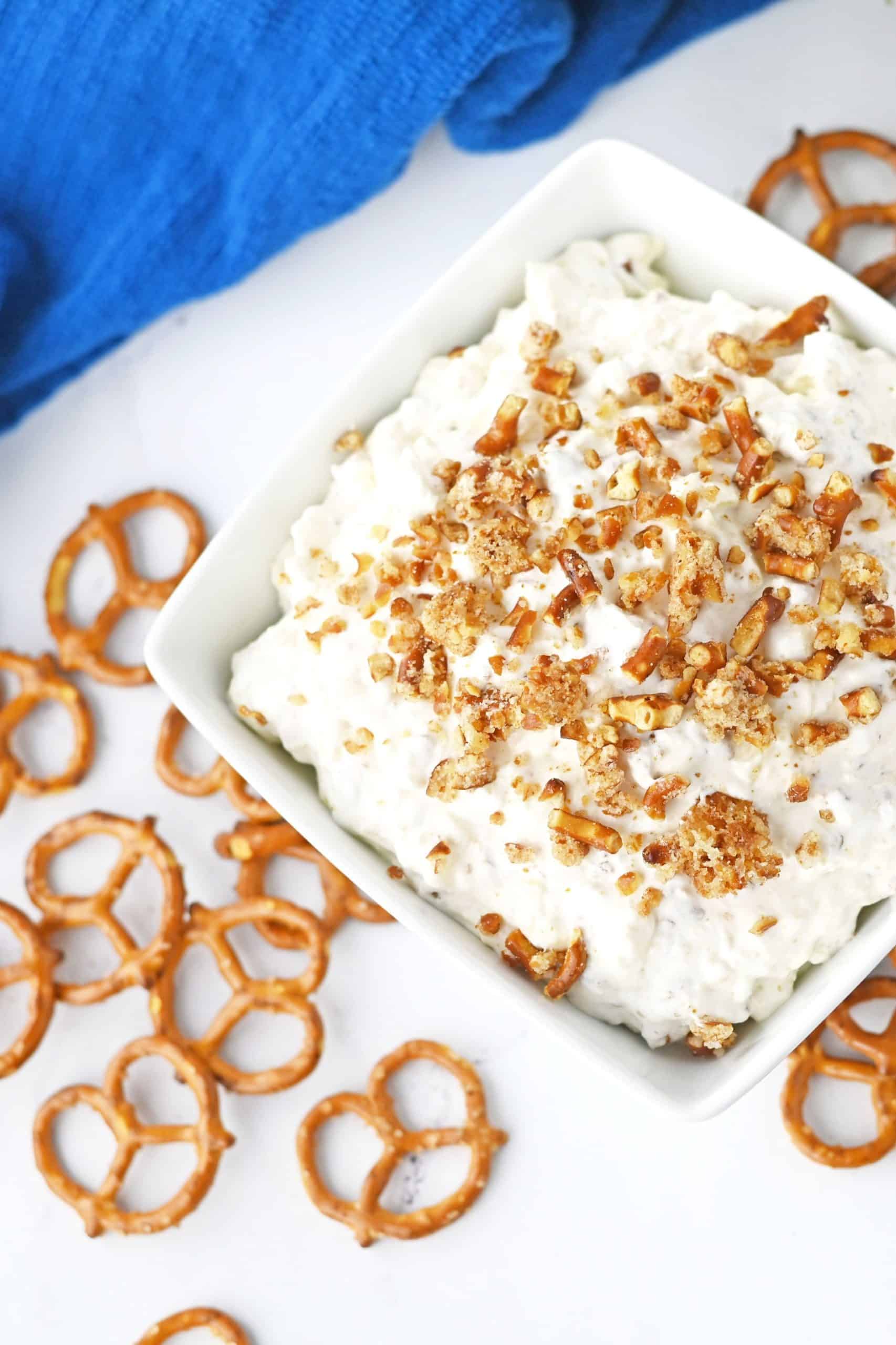 Easy To Make Pineapple Pretzel Fluff Dip